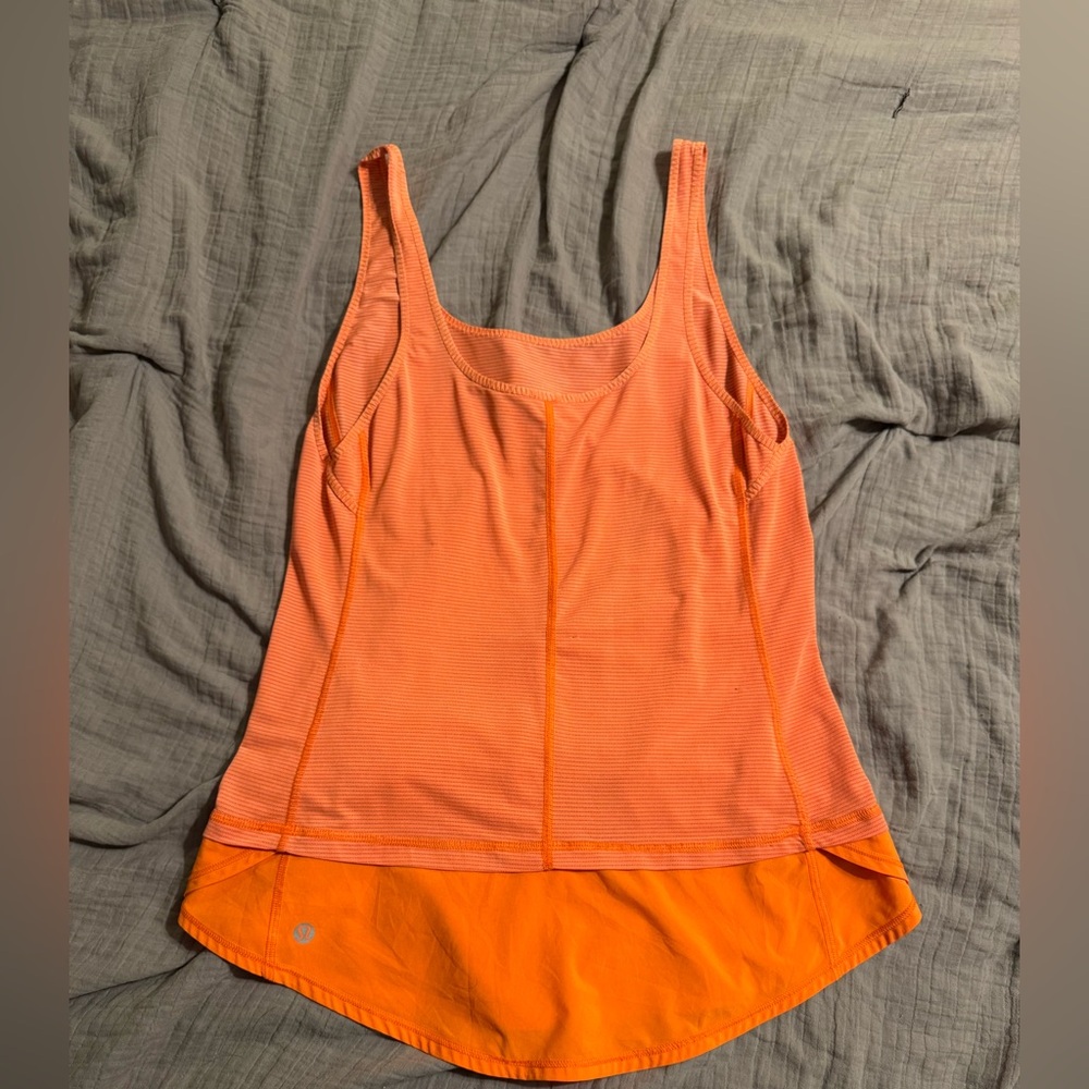 Lululemon Orange Tank